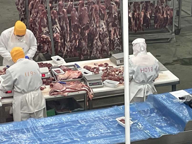 肉加工称重