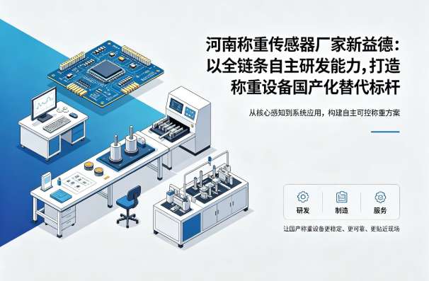 河南称重传感器厂家,称重设备国产化替代,新益德机电,全链条自主研发