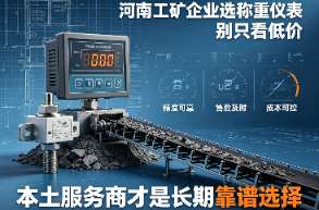 河南称重仪表厂家,工矿企业称重设备选型,本土称重服务商