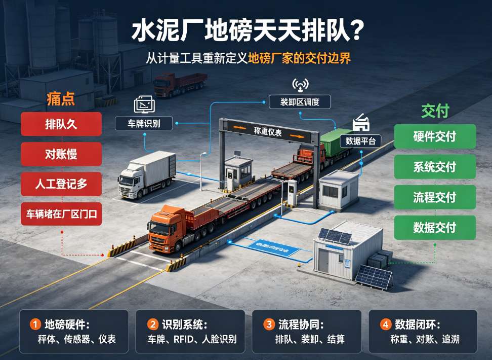 地磅厂家、水泥厂汽车衡、粮食平台秤、防水秤、行业称重解决方案