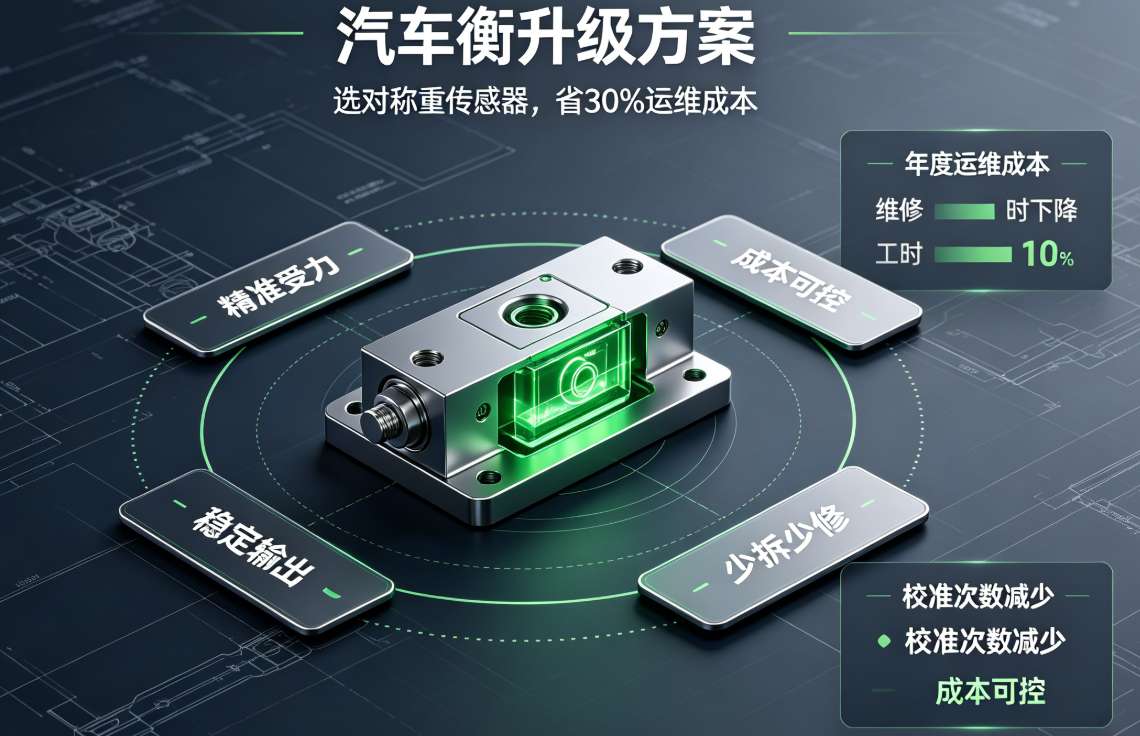 汽车衡升级,高精度称重传感器,新益德机电