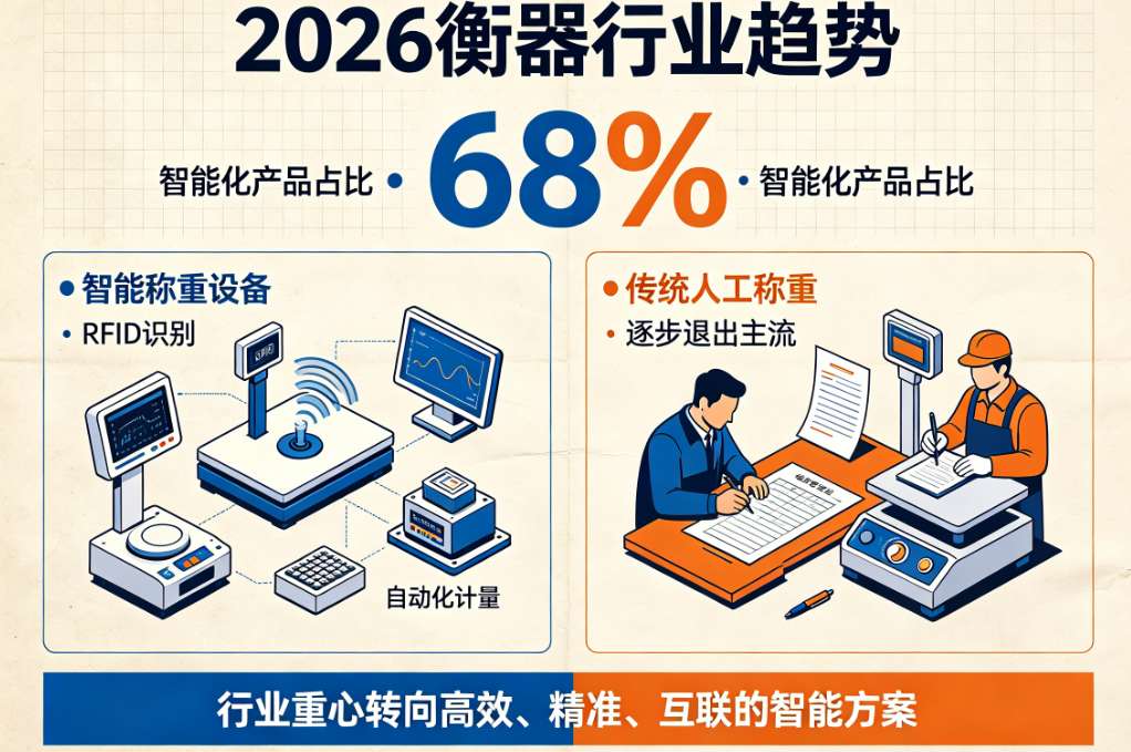 衡器行业趋势、智能化称重、无人值守称重系统、工业秤市场规模、称重传感器、数字传感、物联网称重