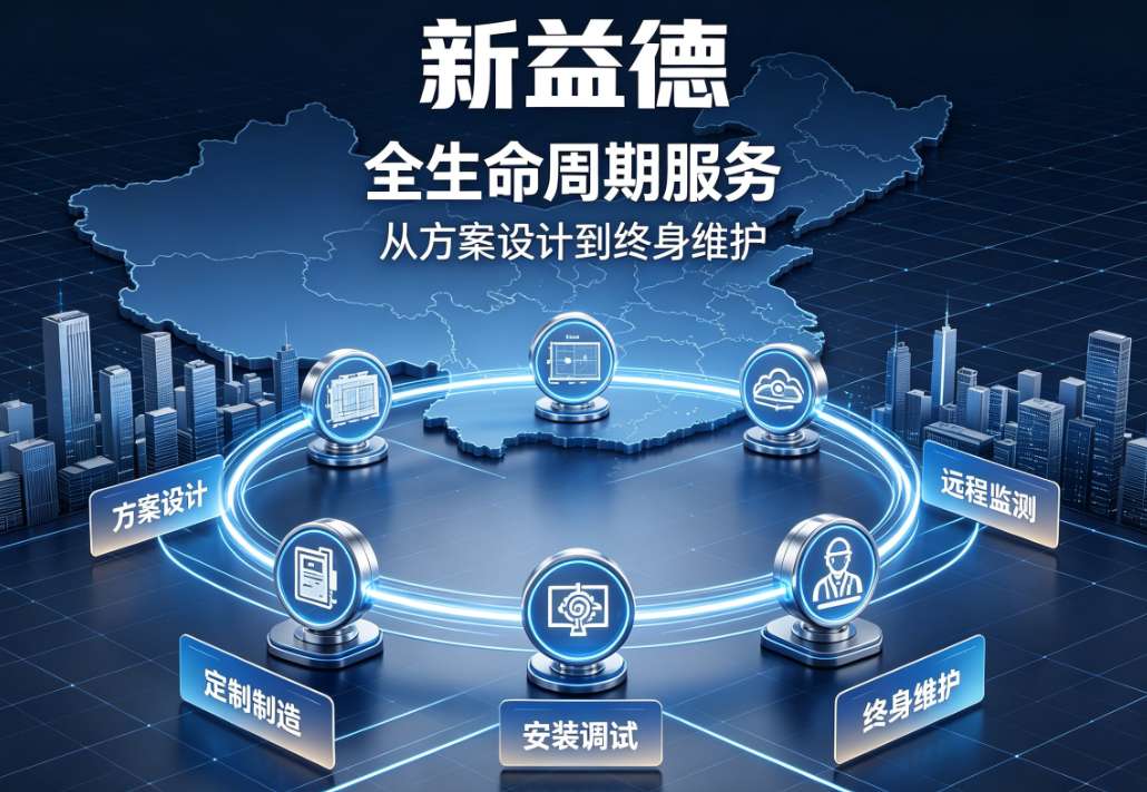 新益德、全生命周期服务、称重系统定制、ERP对接、免费迭代升级、定期计量维护